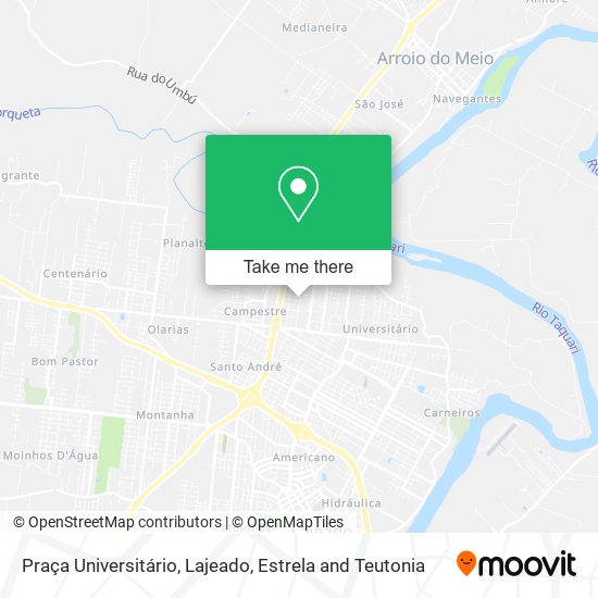 Mapa Praça Universitário