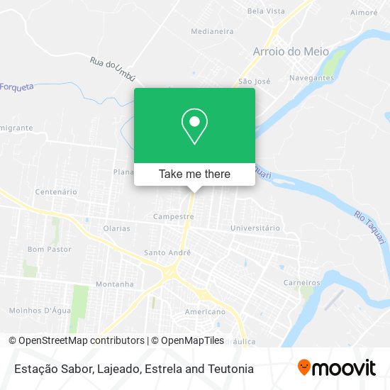 Estação Sabor map