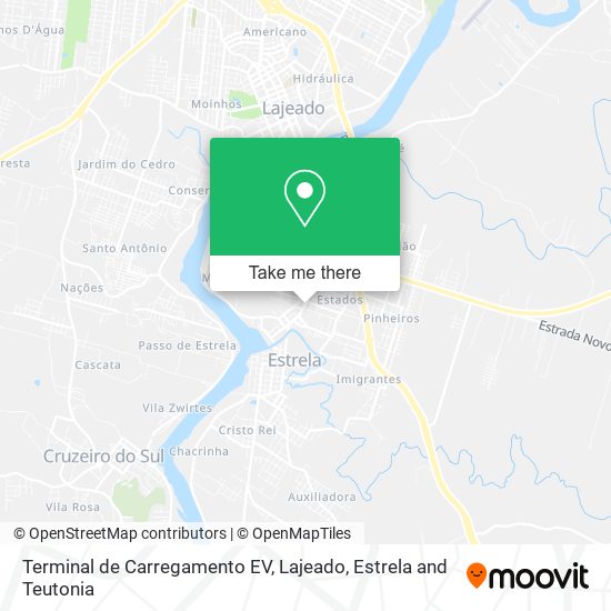 Mapa Terminal de Carregamento EV