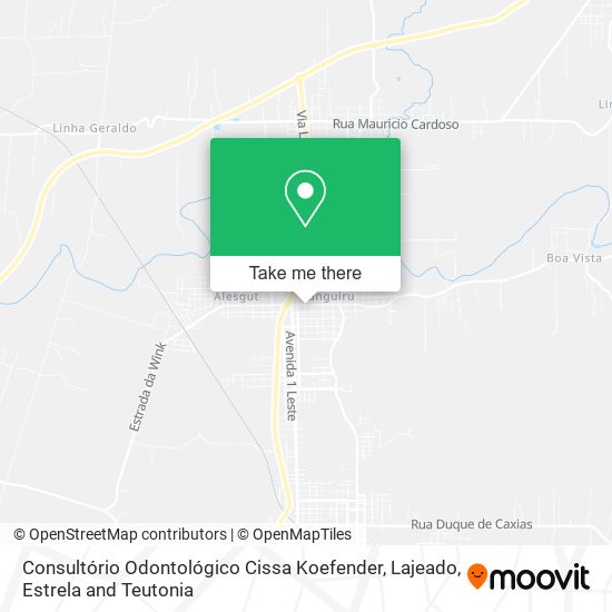 Consultório Odontológico Cissa Koefender map