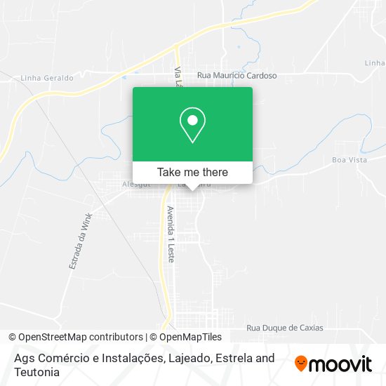 Ags Comércio e Instalações map