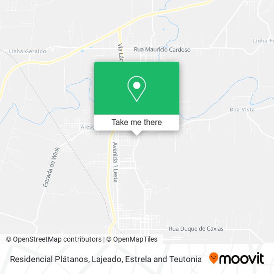 Residencial Plátanos map