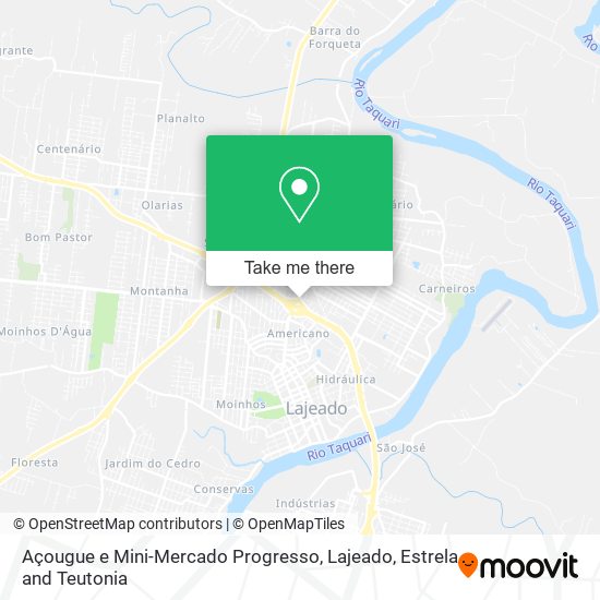 Açougue e Mini-Mercado Progresso map