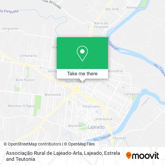 Associação Rural de Lajeado-Arla map