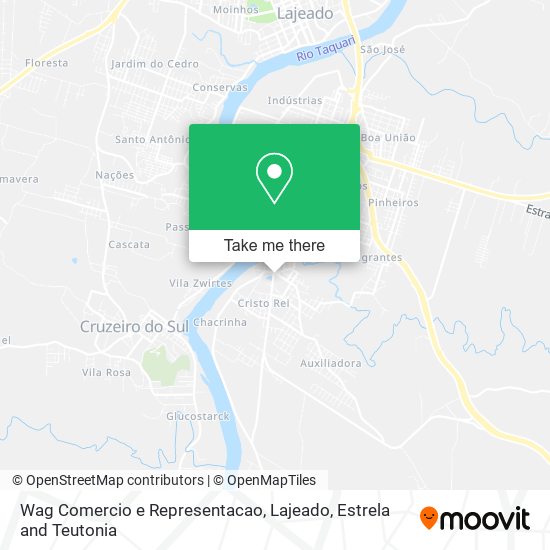 Wag Comercio e Representacao map