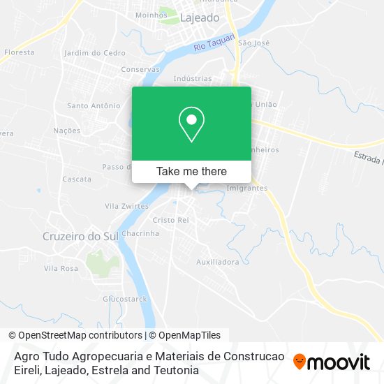 Agro Tudo Agropecuaria e Materiais de Construcao Eireli map