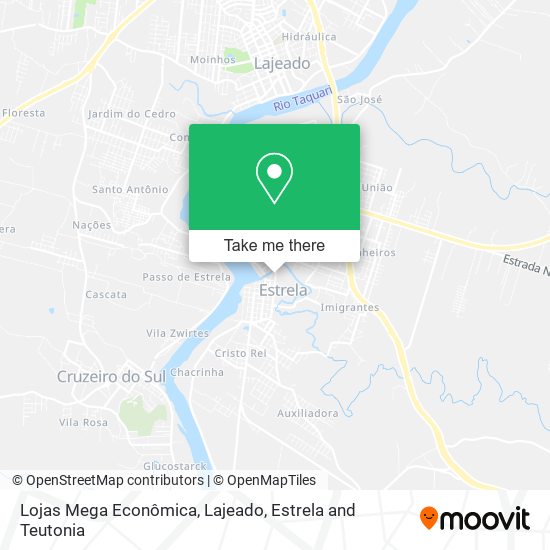 Lojas Mega Econômica map