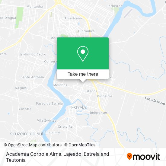 Academia Corpo e Alma map