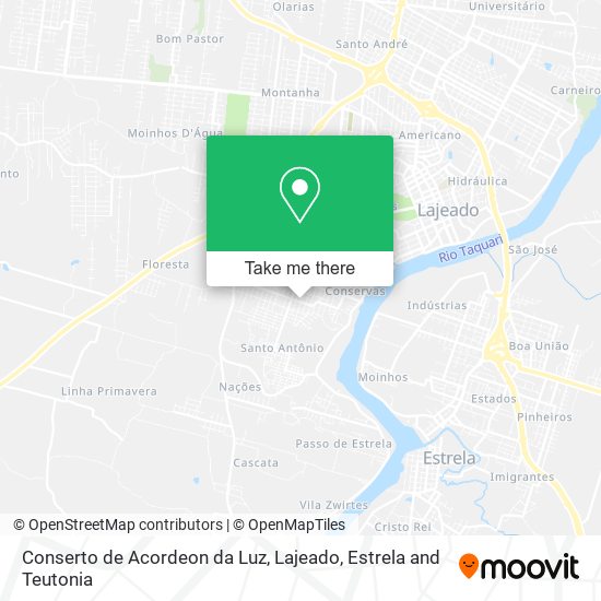 Conserto de Acordeon da Luz map