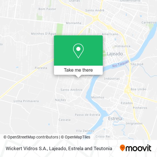 Wickert Vidros S.A. map