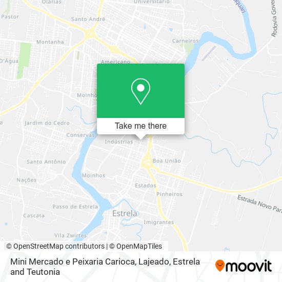 Mapa Mini Mercado e Peixaria Carioca