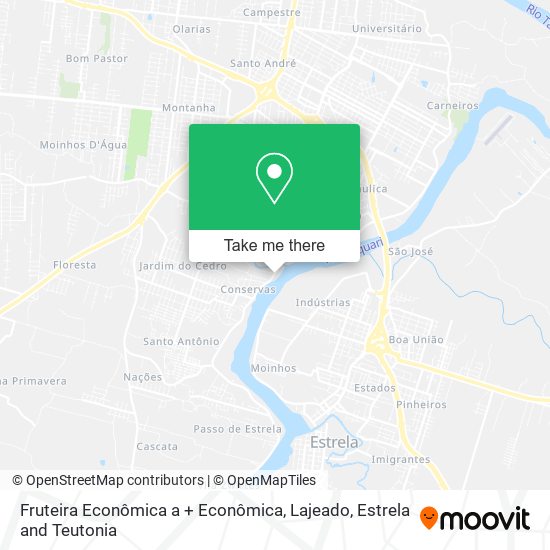 Fruteira Econômica a + Econômica map