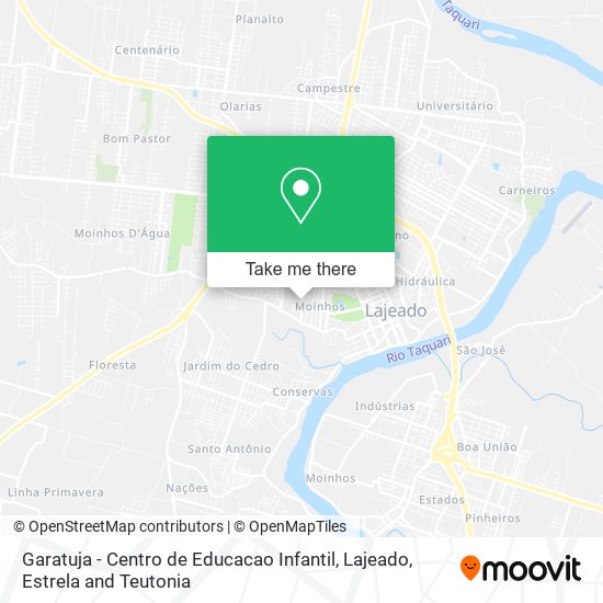 Mapa Garatuja - Centro de Educacao Infantil