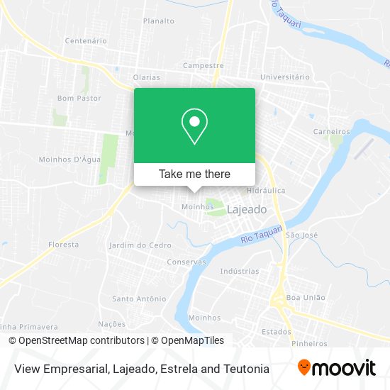 View Empresarial map
