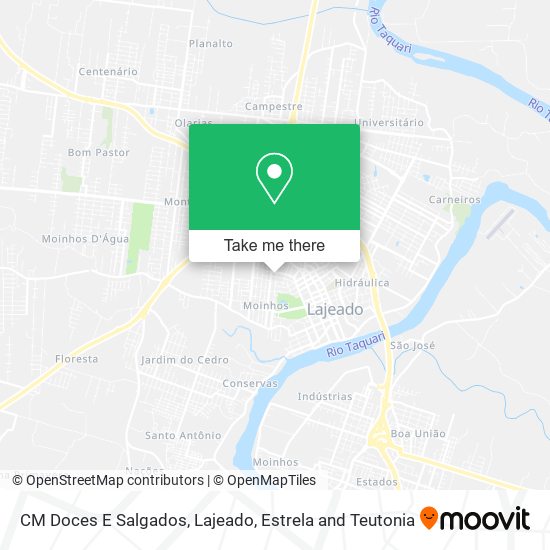 CM Doces E Salgados map