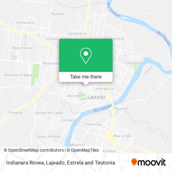 Indianara Rovea map