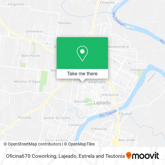 Oficina670 Coworking map