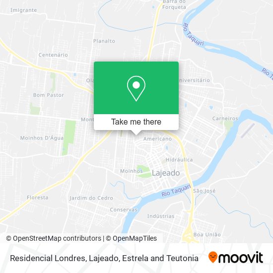 Mapa Residencial Londres