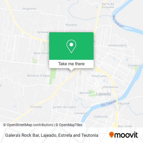 Galera's Rock Bar map