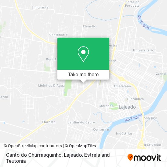 Canto do Churrasquinho map