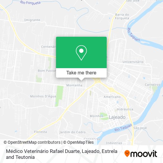 Mapa Médico Veterinário Rafael Duarte