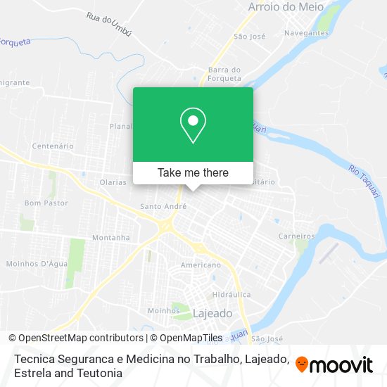 Tecnica Seguranca e Medicina no Trabalho map