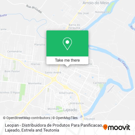 Leopan - Distribuidora de Produtos Para Panificacao map