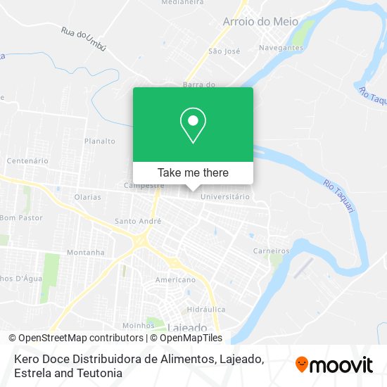 Kero Doce Distribuidora de Alimentos map