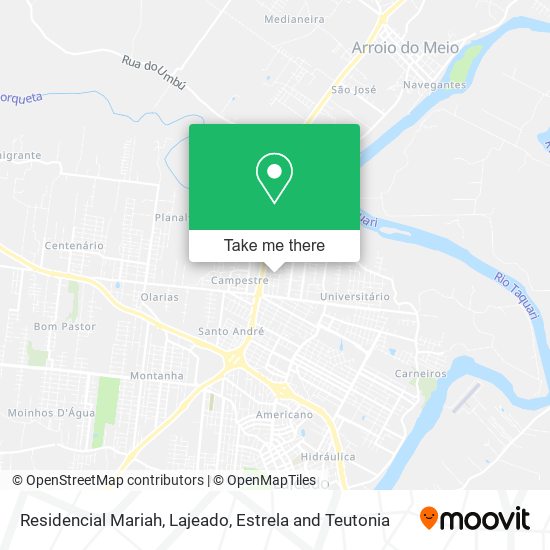 Residencial Mariah map