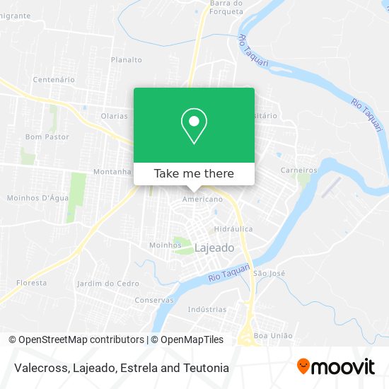 Valecross map