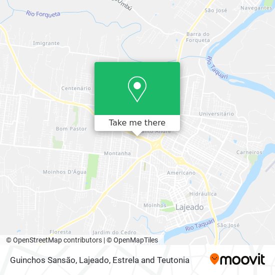 Guinchos Sansão map