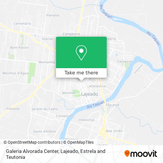 Galeria Alvorada Center map