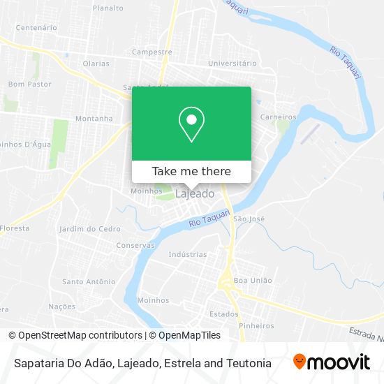 How to get to Sapataria Do Adão in Lajeado by Bus?