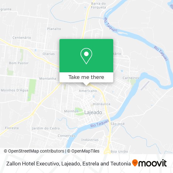 Mapa Zallon Hotel Executivo