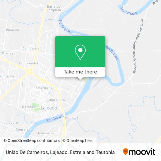 União De Carneiros map