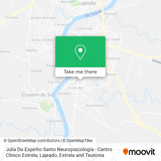 Julia Do Espirito Santo Neuropsicologia - Centro Clinico Estrela map