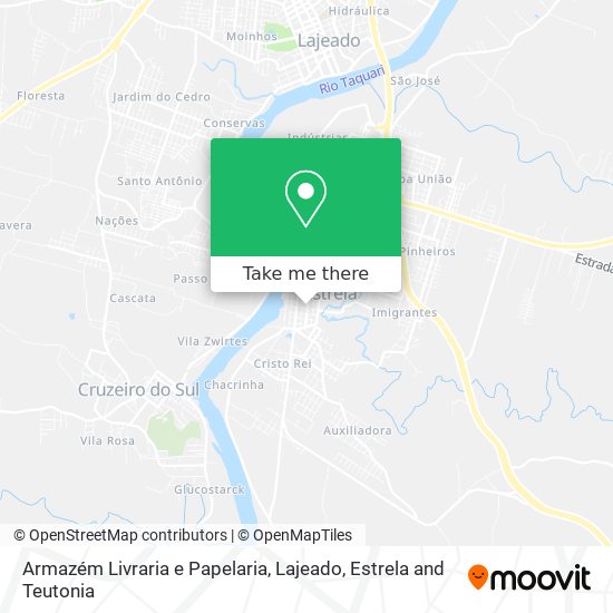 Mapa Armazém Livraria e Papelaria