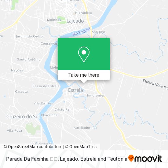 Mapa Parada Da Faxinha 🚈🚈
