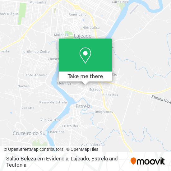 Salão Beleza em Evidência map