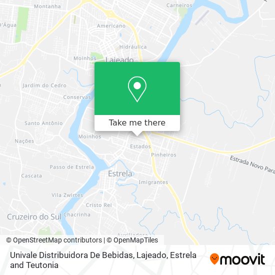 Univale Distribuidora De Bebidas map