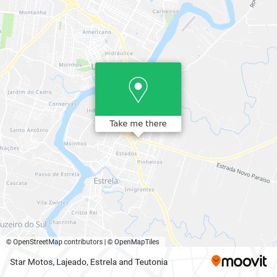 Star Motos map