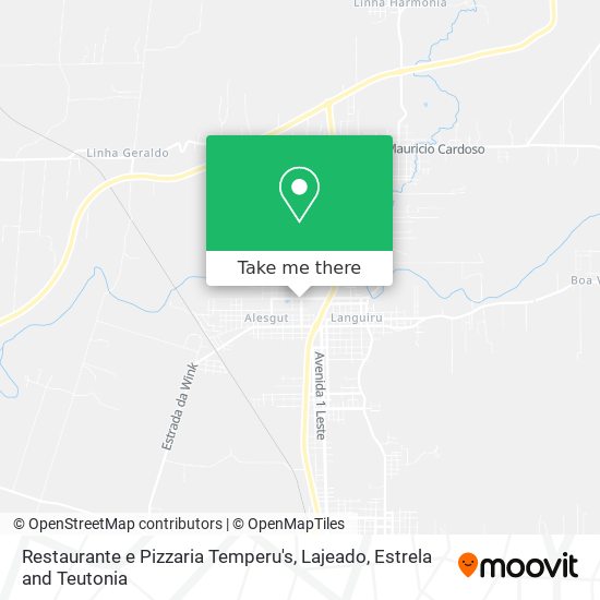Restaurante e Pizzaria Temperu's map