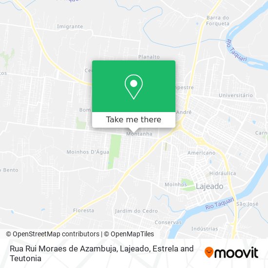 Rua Rui Moraes de Azambuja map