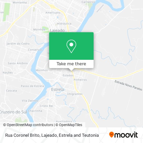 Rua Coronel Brito map