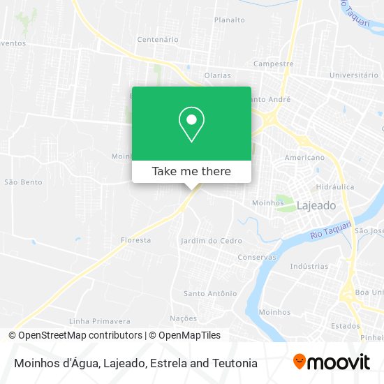 Moinhos d'Água map