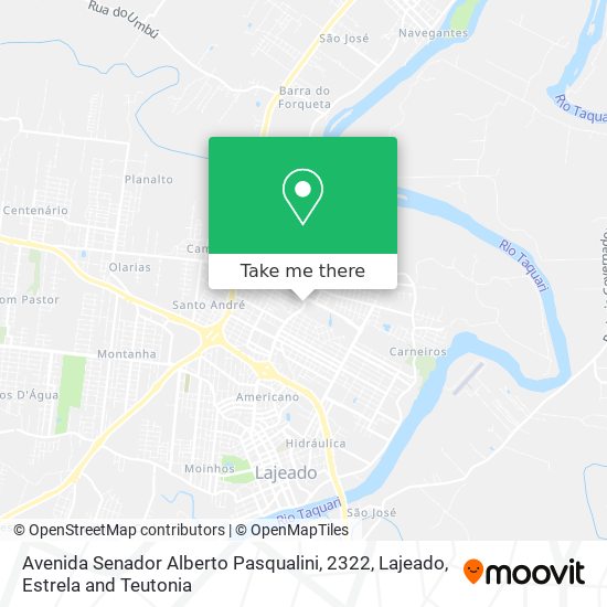 Mapa Avenida Senador Alberto Pasqualini, 2322