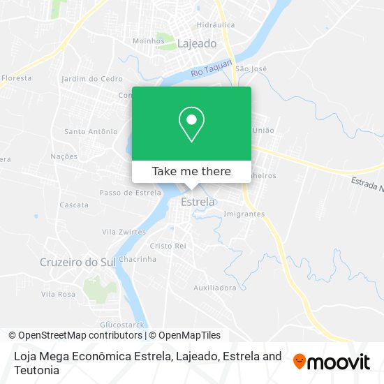 Loja Mega Econômica Estrela map
