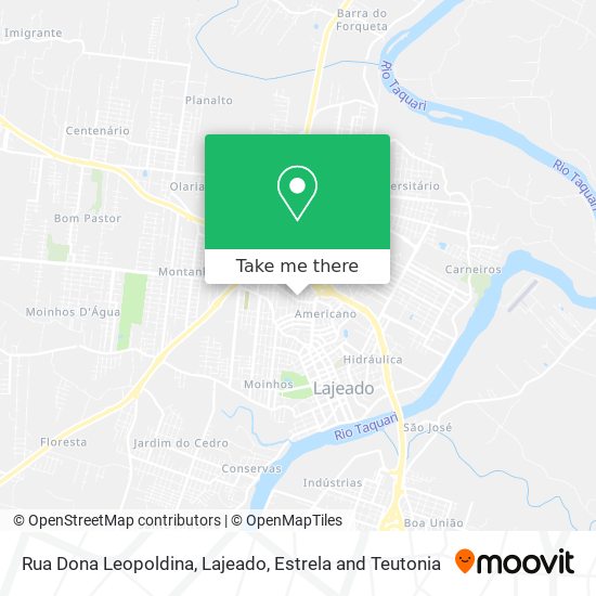 Mapa Rua Dona Leopoldina