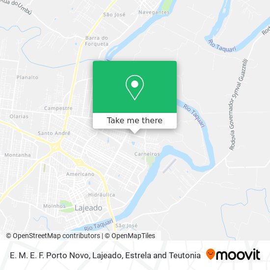 E. M. E. F. Porto Novo map