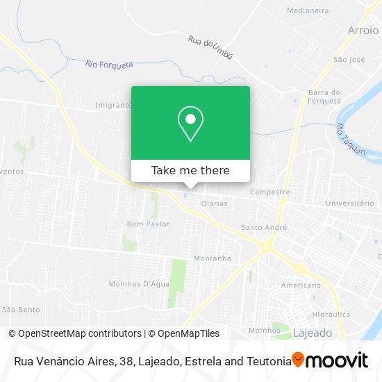 Mapa Rua Venâncio Aires, 38